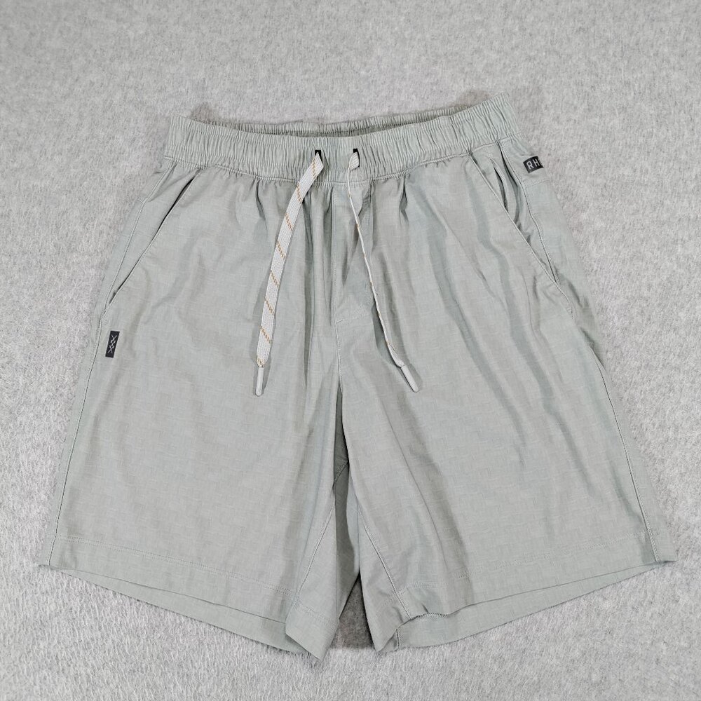 Rhone Mens Small Gray Drawstring Shorts Pursuit 5in Inseam